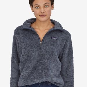 NWT Patagonia Los Gatos Quarter-Zip Fleece Pullover - Women's (smolder blue)